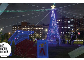 Dónde ver los alumbrados navideños en Bogotá