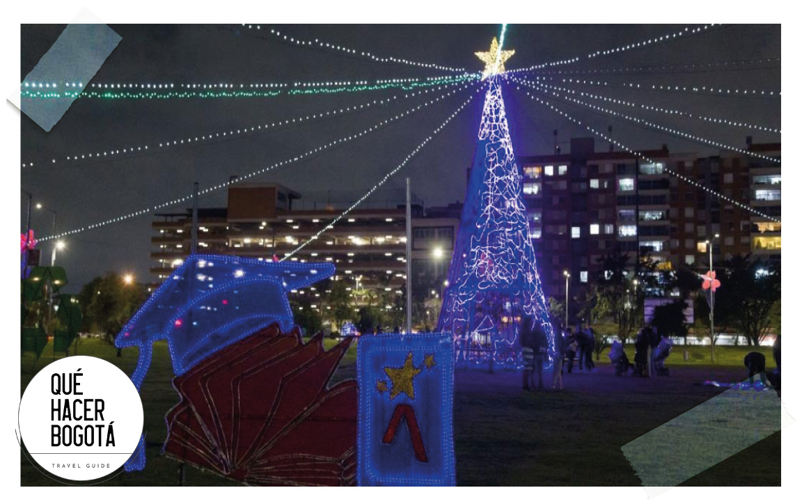 Dónde ver los alumbrados navideños en Bogotá
